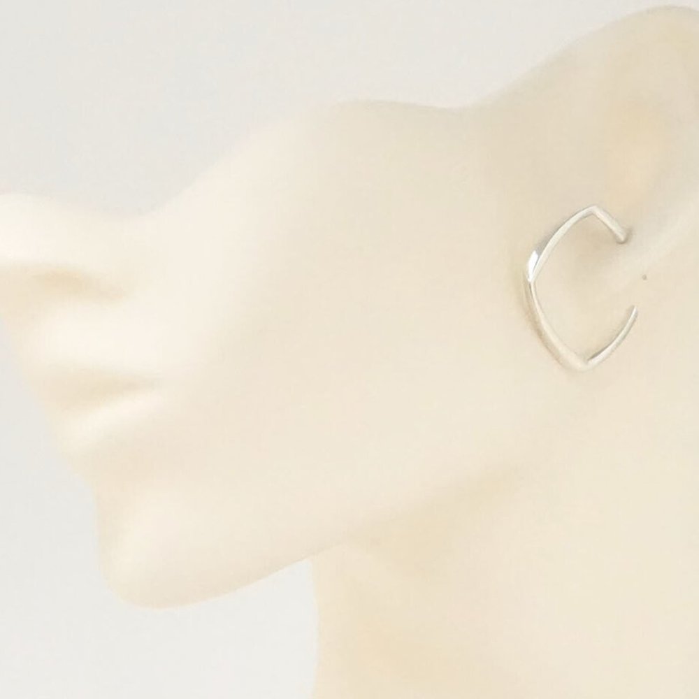 Tiffany & Co. Frank Gehry Torque Sterling Silver Earrings - Picture 4 of 4